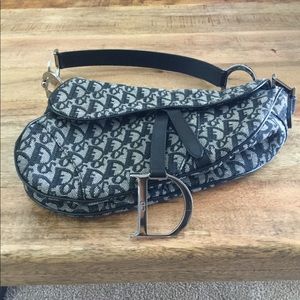 Authentic Vintage Christian Dior Mini Saddle Bag